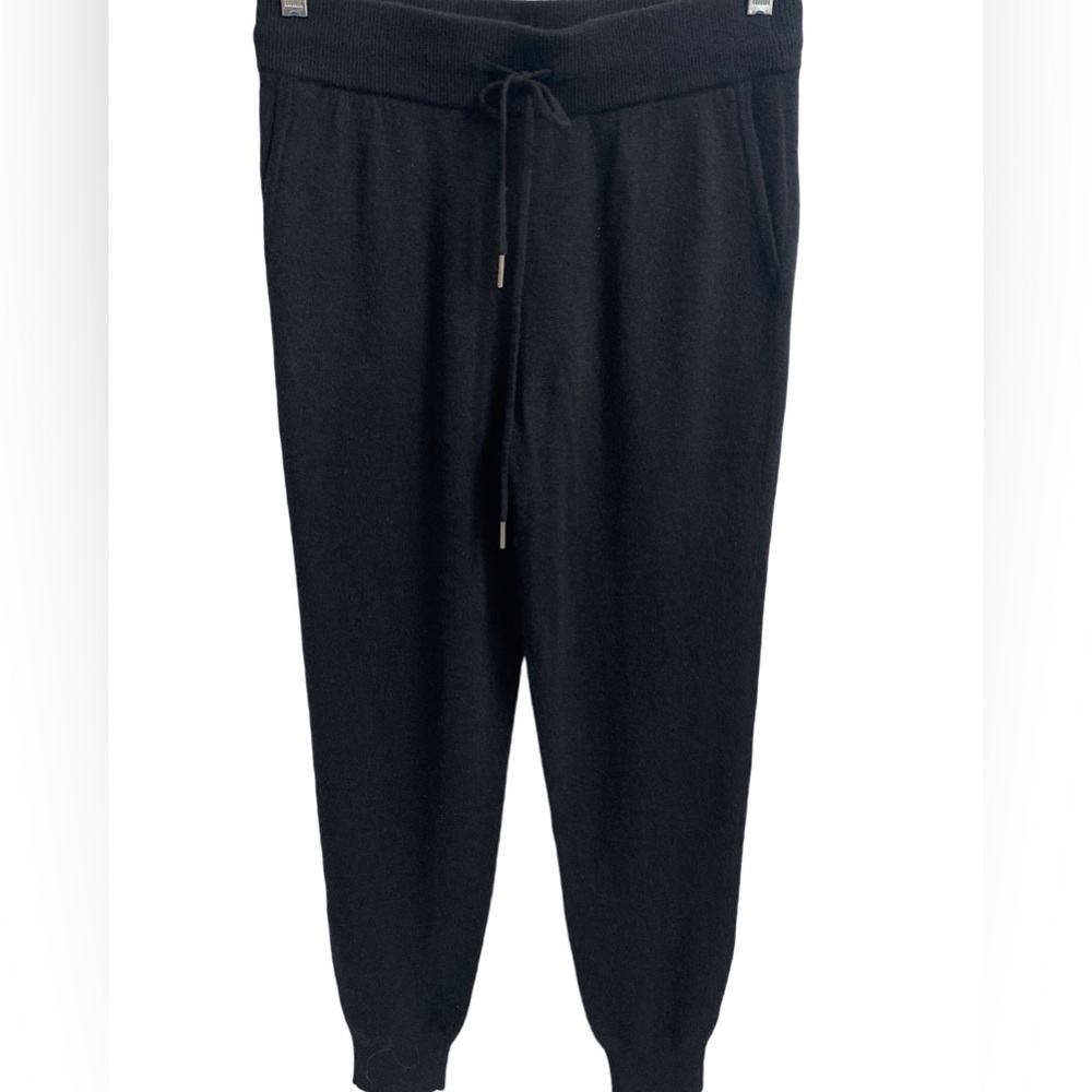 Quince Cashmere Black Mongolian Sweatpants Size XS NWT - Picture 3 of 10
